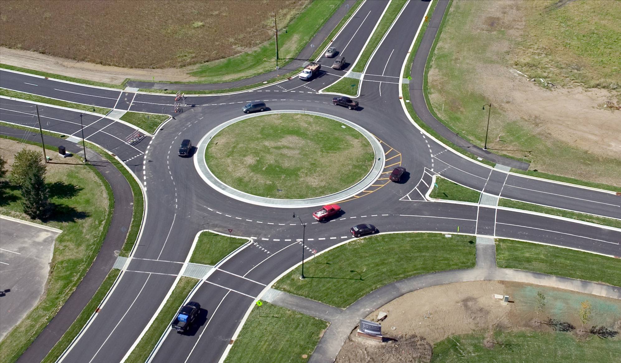 Image result for roundabout top view
